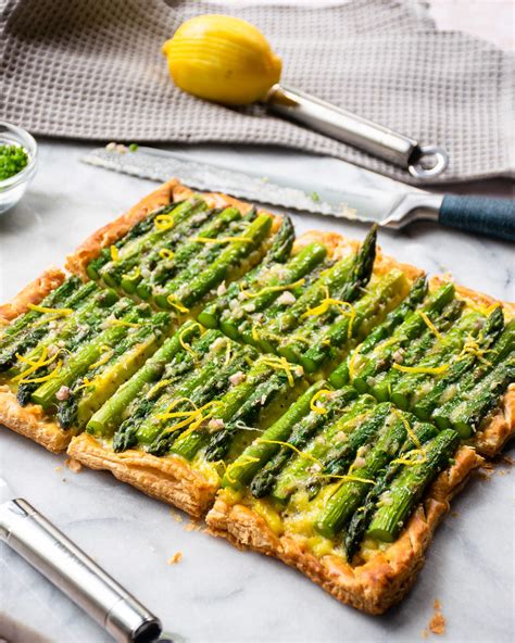 Asparagus Tart Blue Jean Chef Meredith Laurence