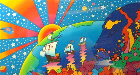 Peter Max Discovery Serigraph Peter Max Art Psychedelic Art