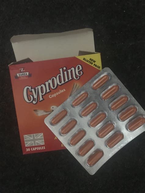 Cyprodine Capsules New Blister Pack