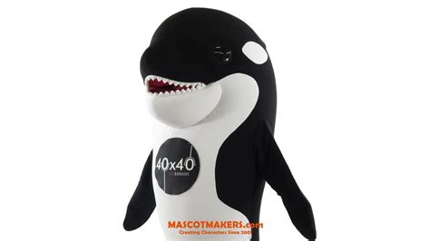 Orca Whale Mascot Costume Mascot Makers Custom Mascots And Characters