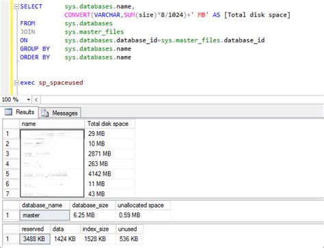 Calculate Database Size In SQL Server Syntax AspTricks Net