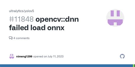 Opencv Dnn Failed Load Onnx Issue Ultralytics Yolov Github