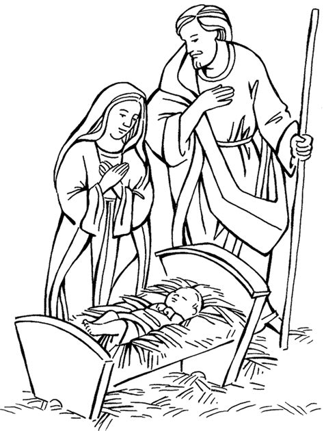 Baby Jesus Coloring Pages Dibujo Para Imprimir Baby Jesus Coloring