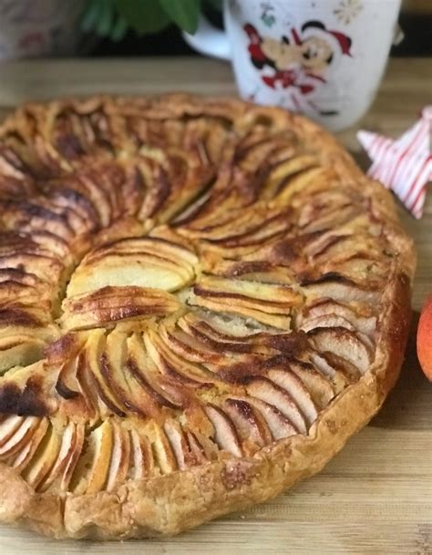 Tarte aux pommes et aux amandes façon Cyril Lignac et Bonne année