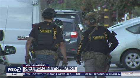 Dea Homeland Security Sheriff Conduct Operation In East San Jose