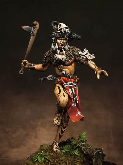 Warrior Painted Mayan Maya Metal Pegaso Musketeer