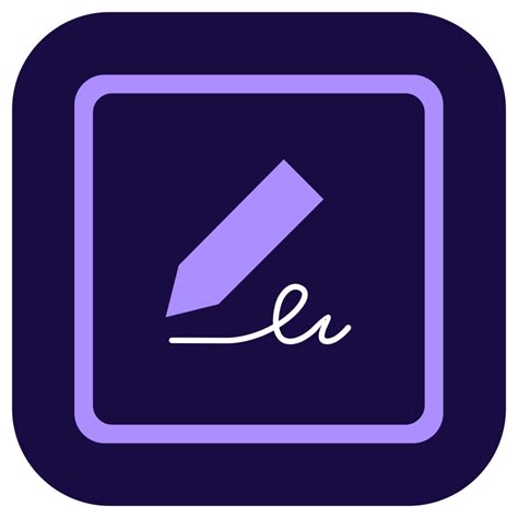 Adobe Fill And Sign Icon 19016808 Png
