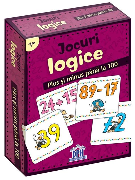 Jocuri Logice Plus Si Minus Pana La 100 Editura Dph