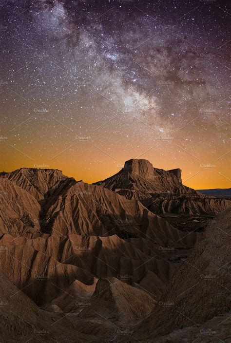 Desert Night High Quality Nature Stock Photos ~ Creative