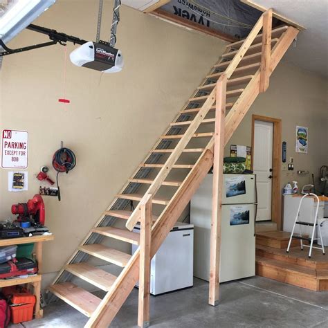 Garage Stair Stringers By Fast Attic Renovation Attic