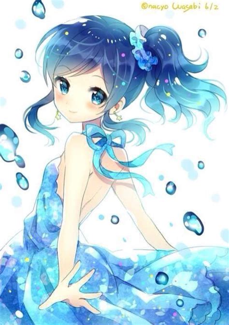 The God Water Anime Love Blue Anime Cute Anime Pics Kawaii Anime