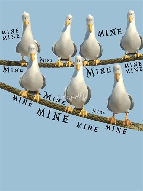 Mine Seagulls From Finding Nemo Essential T Shirt By Chloe24k Nemo