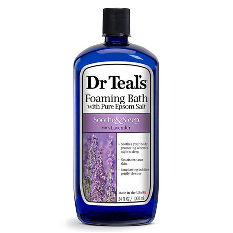Dr Teals Foaming Bath Lavender 34 Oz Pack Of 4 Nail Polish Beauty