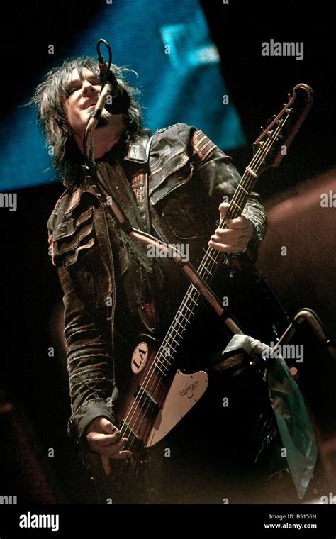 Motley Crue Bass Player Nikki Sixx In A Concert In Buenos Aires