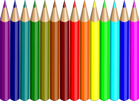14 Colored Pencils Clip Art At Vector Clip Art Online