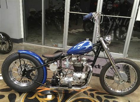 1966 triumph 650 bonneville bobber rebuild. 1966 Triumph 650 Chopper Bobber Built by CHOPPAHEAD