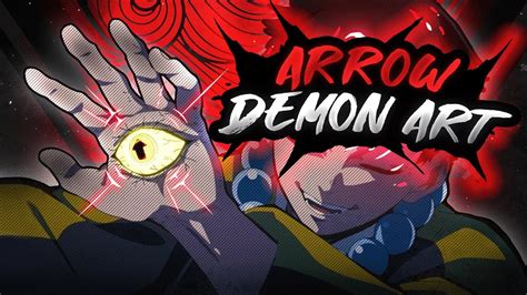 Trying Out Arrow Demon Art Showcase Demon Slayer Roblox Youtube