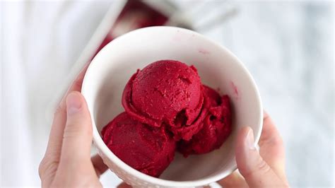 Just Raspberries Sorbet Youtube