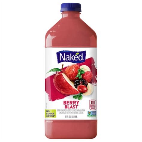 Naked Juice Berry Blast No Sugar Added Antioxidant Juice Smoothie Drink
