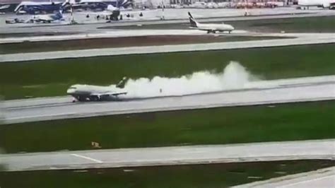 Moscow Crash Landing New Video Shows Plane Bouncing On Runway Before Fireball Disaster