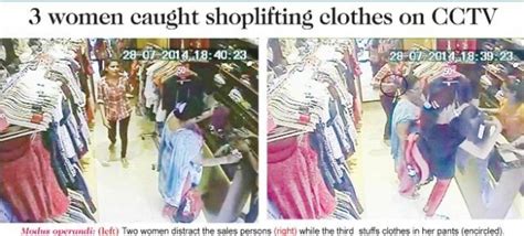 Herald 3 Women Caught Shoplifting Clothes On Cctv
