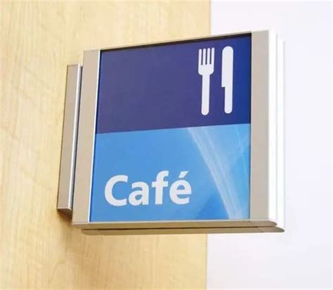 Double Sided Project Aluminium Modular Signage Warranty 5 Year At Rs