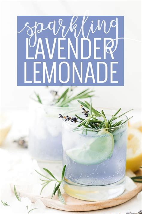 Sparkling Lavender Lemonade Recipe With Images Lavender Lemonade Lemonade Recipes