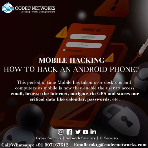 Mobile Hacking How To Hack An Android Phone