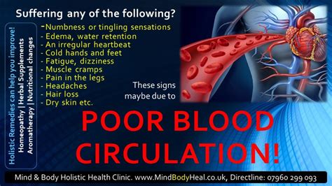 Poor Blood Circulation Mind And Body Holistic Health Clinic