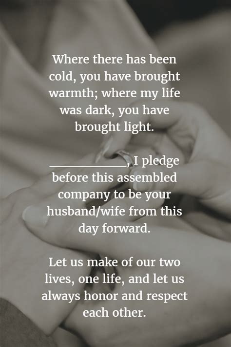 Short wedding readings for your ceremony: 22 Examples About How to Write Personalized Wedding Vows - WeddingInclude | Vows quotes ...