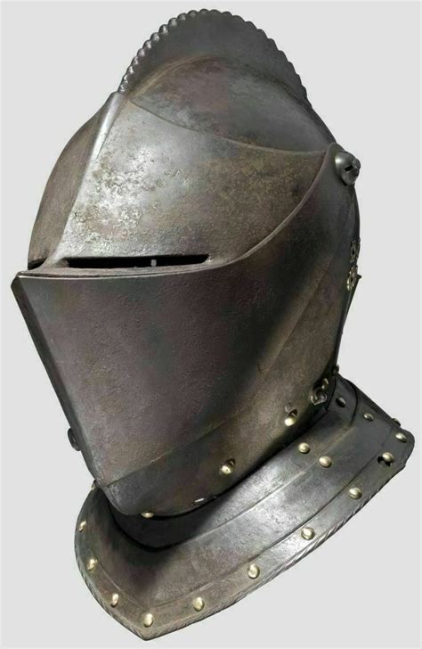 New Medieval Antique Knight Armor Closed Warrior Helmet Etsy Canada