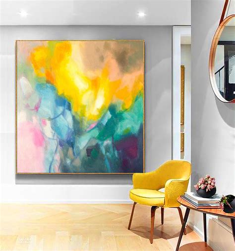 Abstract Original Painting Colorful Wall Art Abstract Etsy