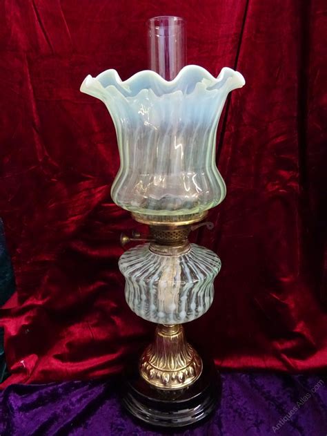Antiques Atlas Victorian Vaseline Glass Oil Lamp