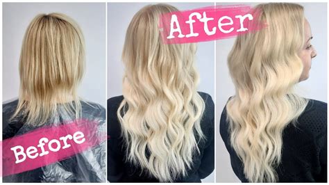 Transform Your Fine Hair With Hair Extensions See The Before And After Results