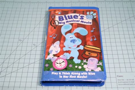 Blues Clues Blues Big Musical Movie Nickelodeon Vintage Vhs 2000