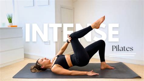 Intense At Home Pilates Workout Intermediate Motive Pilates Youtube