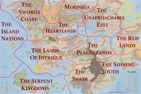 Forgotten No More The Regions And Countries Of Faerun