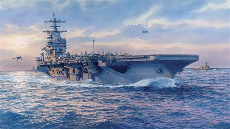 Hd Wallpaper Art Navy Painting Ships Fredericksburg Landing Ocean The