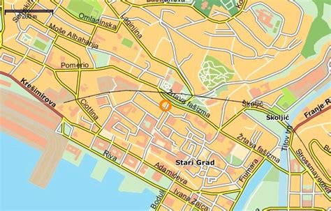 Rijeka Map Croatia