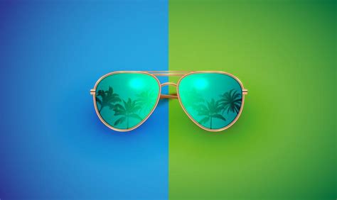 realistic vector sunglasses on a colorful background vector illustration 448842 vector art at