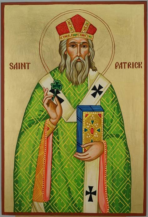 Saint Patrick Of Ireland Large Orthodox Icon Blessedmart