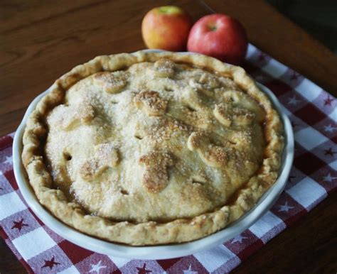 American Apple Pie Klassischer Apfelkuchen Usa Kulinarisch Rezept Apfelkuchen Apple Pie