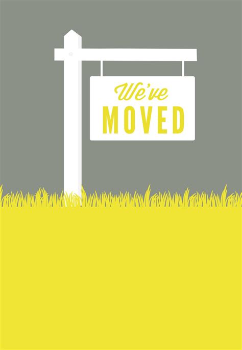 We Ve Moved Sign Moving Announcement Template Free Greetings Island Word Template Weve