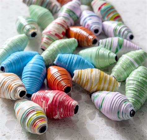 Paper Beads You Can Make In Minutes Make Paper Beads Paper Beads