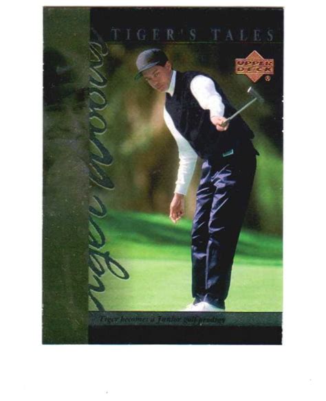 Tiger woods autographed nike aerobill heritage86 tw white golf cap. 2001 Upper Deck Tiger's Tales 30 Card Complete Set Tiger ...