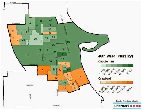 Uptown Update Mapping The Votes In The 46th Ward