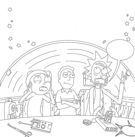 Rick And Morty Coloring Pages Morty And Dad Xcolorings Com My Xxx Hot