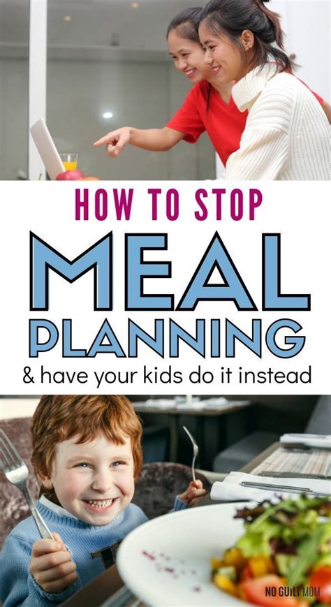 Serve all the food in the middle of the table. Stop Meal Planning! Have your kids do it instead. in 2020 ...