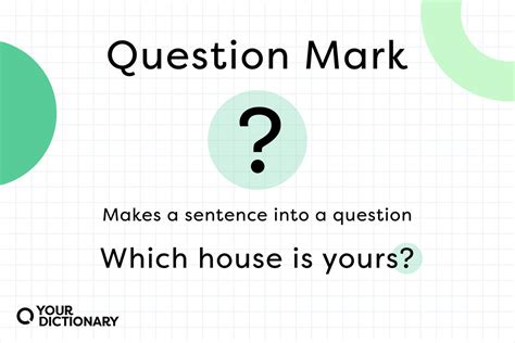 When And How To Use A Question Mark Yourdictionary