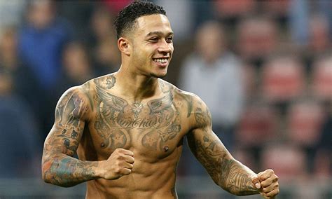 Former manchester united star memphis depay shows off new giant lion tattoo following holland's friendly defeat against. Memphis Depay Tattoo Designs - Visual Arts Ideas